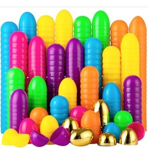 JOYIN 300PCS Easter Eggs, Plastic‎ 2.3" 294PCS Colorful with 6PCS Golden Eggs